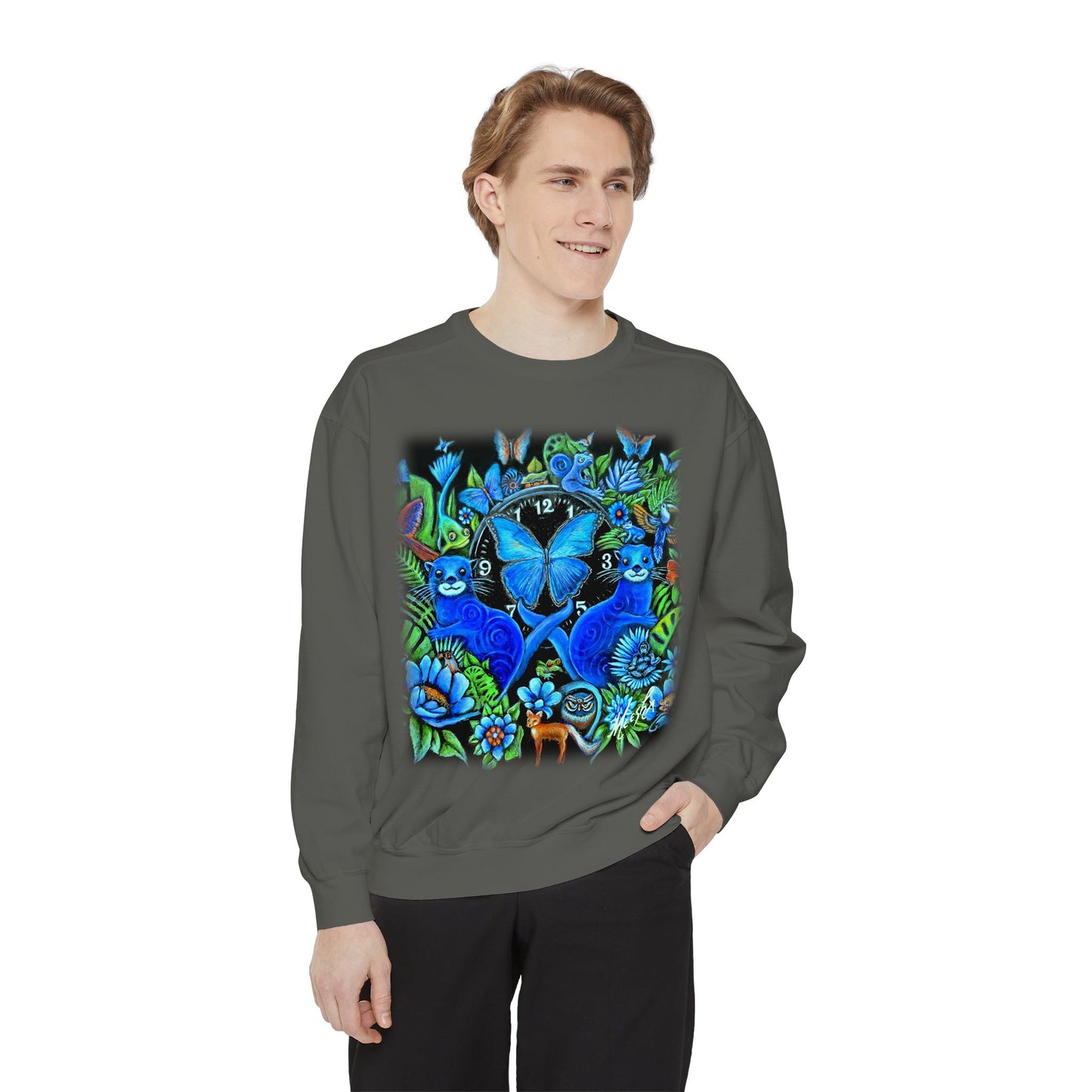 Out of Time Unisex Garment-Dyed Sweatshirt