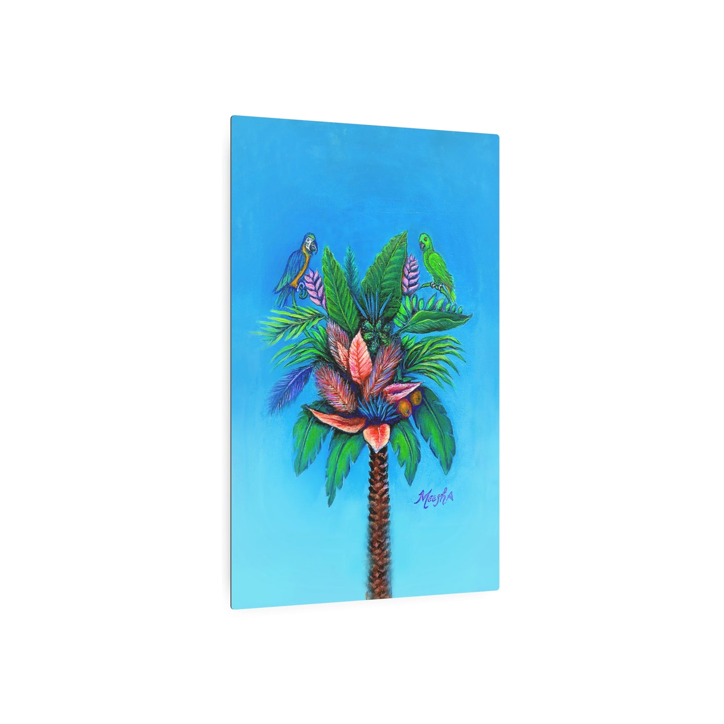 Palm Tree of Life Metal Art Sign