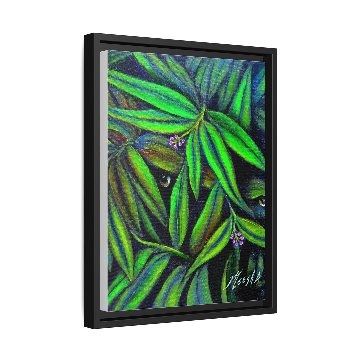 Jeepers Peepers Framed Canvas Print
