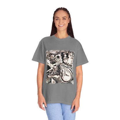 Alice In Wonderland Unisex Garment-Dyed T-shirt