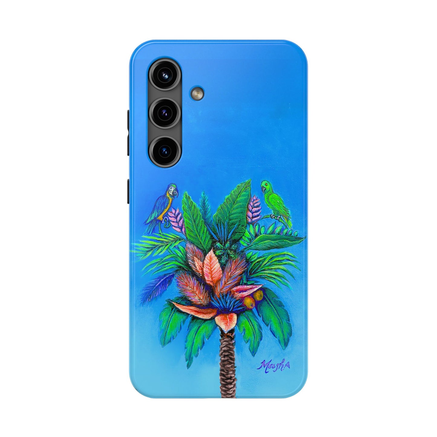 PalmTree of Life Tough Phone Case for Nature Lovers and Parrot heads