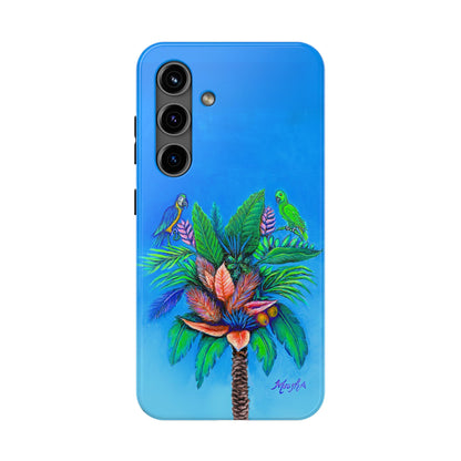PalmTree of Life Tough Phone Case for Nature Lovers and Parrot heads
