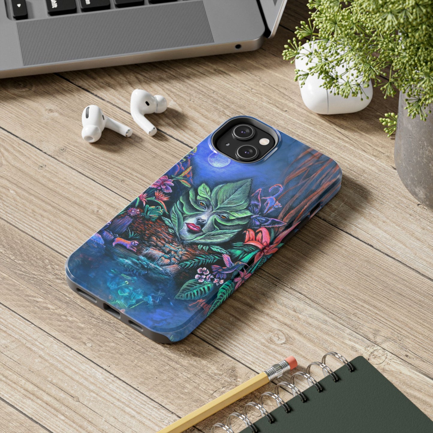 Moonlight Mischief Tough Phone Case for Nature Lovers