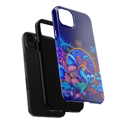 Celestial Extraterrestrial I Tough Phone Case for Mermaid Lovers