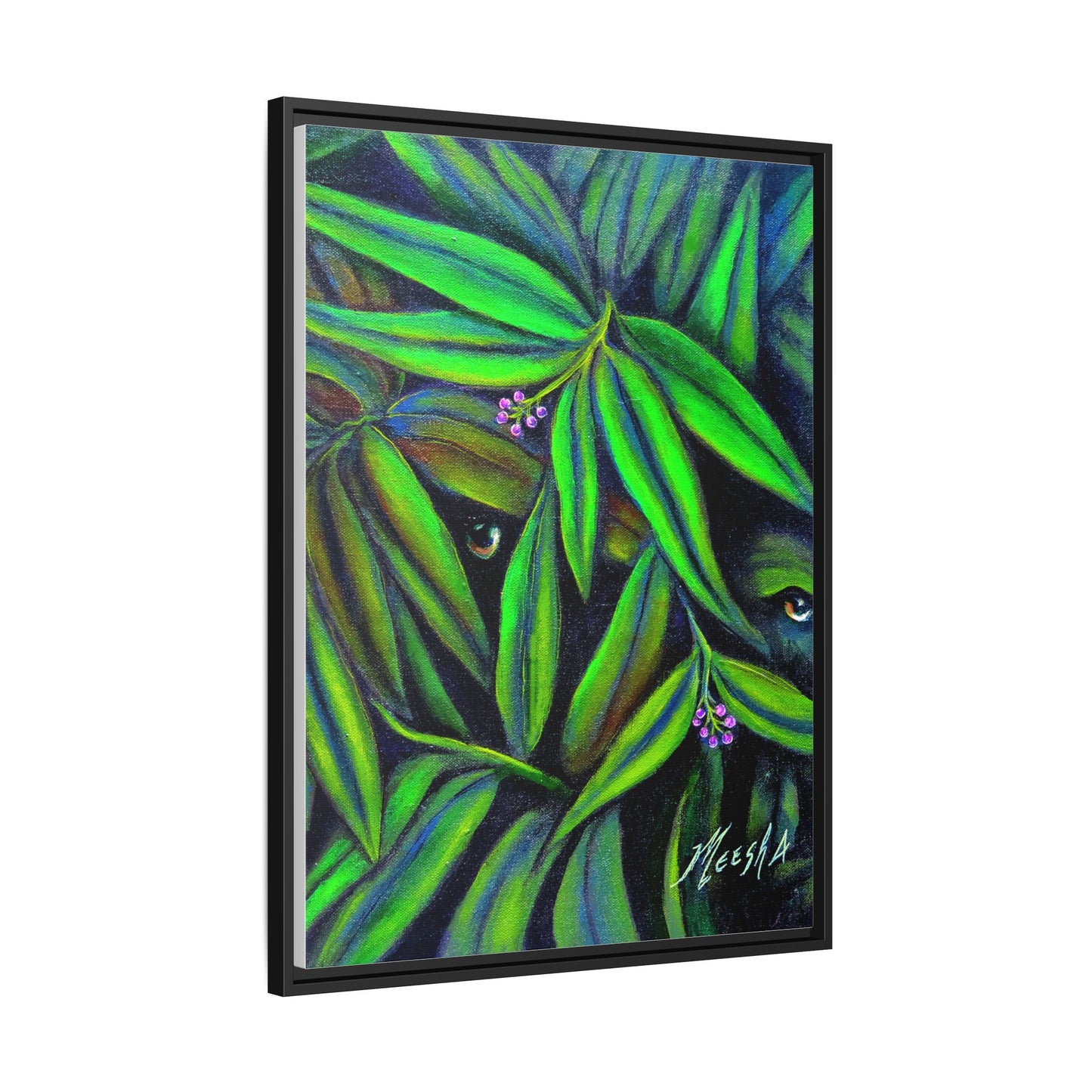Jeepers Peepers Framed Canvas Print