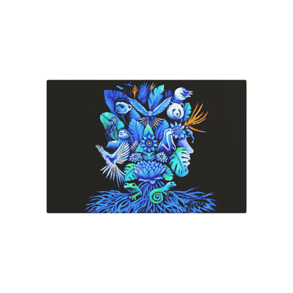 Out of the blue Metal Art Sign