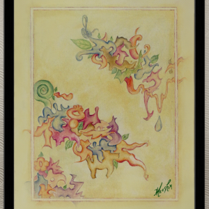 Tooty-Fruity Tango Framed Canvas Painting