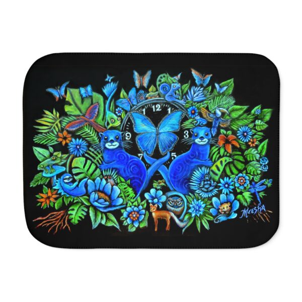 Artistic depiction of nature in vibrant hues